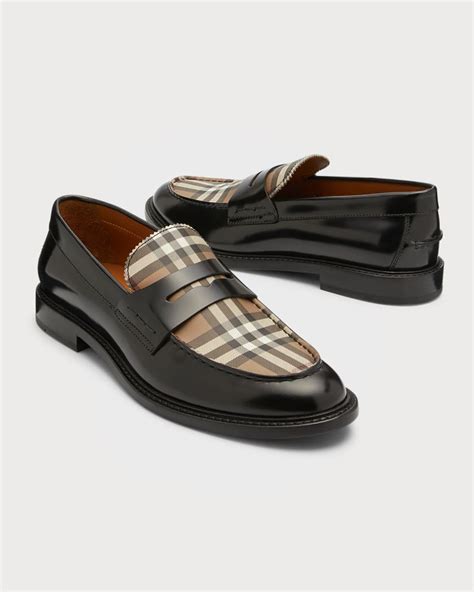 burberry canvas loafers|burberry loafers men's sale.